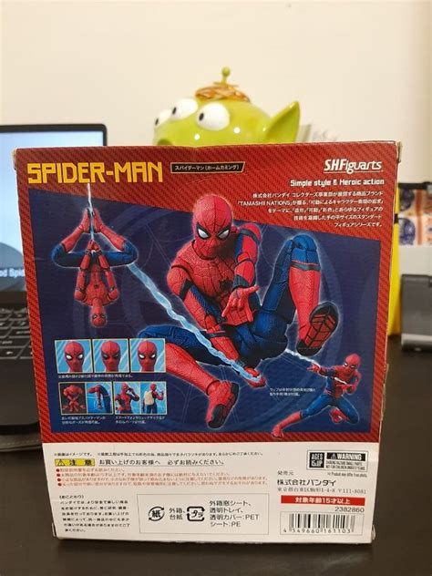 Shf Sh Figuarts Spiderman Homecoming Spiderman Scale Action Figure