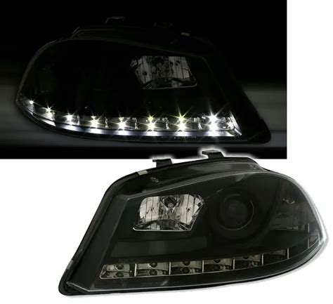 SCHEINWERFER LED TAGFAHRLICHT Optik Pour Seat IBIZA 6L 2002 2008