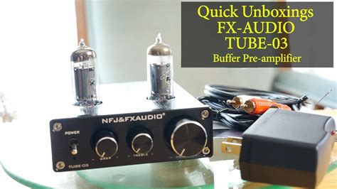 Fx Audio Tube Preamp Unboxing Opening My New Inexpensive Tube