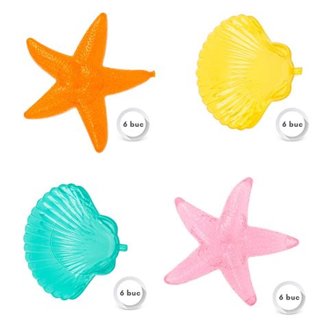Set 24 X Cuburi Gheata Reutilizabile 10 Ml Multicolor Emagro