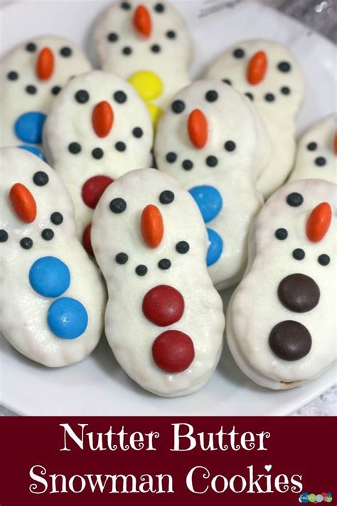 Nutter Butter Snowmen Cookies Recipe With Images Nutter Butter