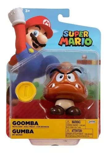 Super Mario Bros Figura Goomba Con Monedas Mercadolibre