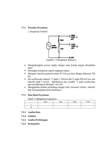 Contoh Modul Rangkaian Listrik Dan Percobaannya Dalam Laboratorium Pdf