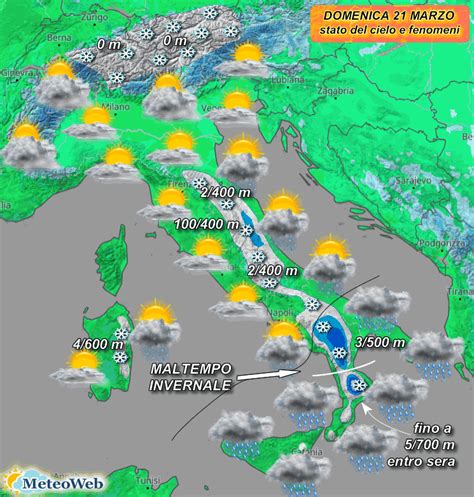 Previsioni Meteo Domani Sar Una Domenica Invernale Al Sud Con Piogge