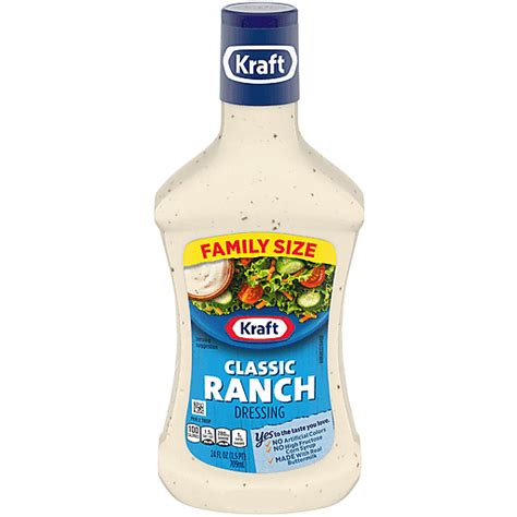 Kraft Classic Ranch Dressing 24 Fl Oz Bottle Ranch Foodtown