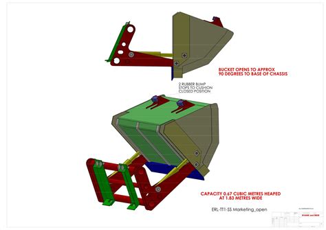 Toe Tip Internal Ram Buckets For Skid Steer Loaders Evans And