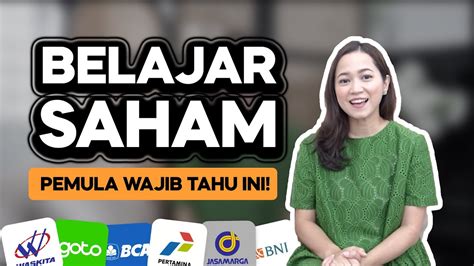 Belajar Cara Investasi Saham Dari Nol Youtube