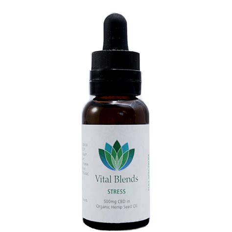 Stress Relief Formula CBD Tincture - Adaptogenics - Vital Blends Now