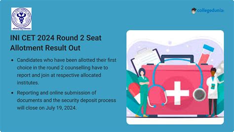 Ini Cet 2024 Round 2 Seat Allotment Result Out Get Direct Link Here