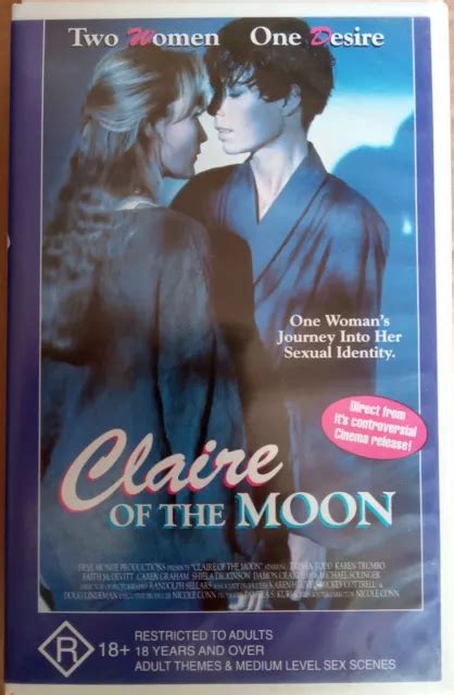 CLAIRE OF THE Moon VHS Lesbian Romance Erotic PAL R 18 Video Ex Rental