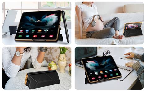 NINKI Funda Compatible Con Samsung Galaxy Z Fold 5 Con Soporte Para