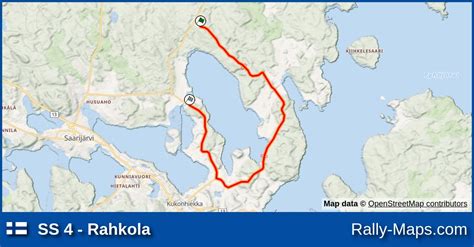 SS 4 Rahkola Stage Map Takomo Ralli 2022 Rally Maps