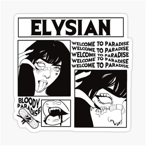 Elysian Sticker For Sale By NoraLuettgen Redbubble