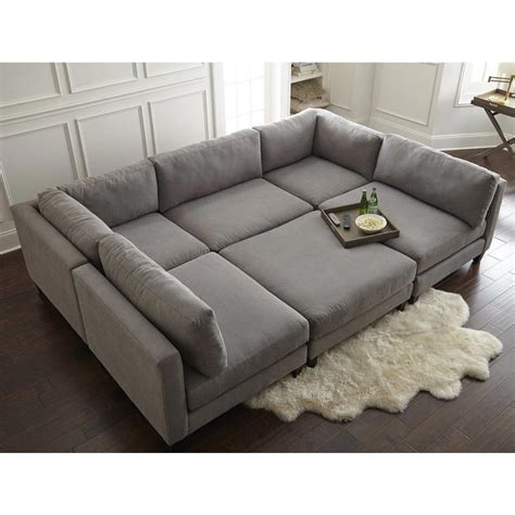 Modular Sectional Sofa With Ottoman | Baci Living Room