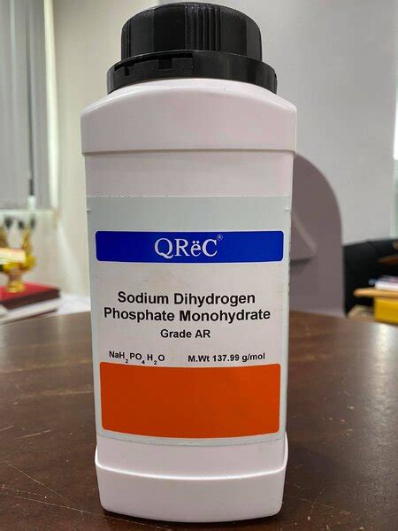 Sodium dihydrogen phosphate monohydrate AR grade 1 กโลกรม ขวด