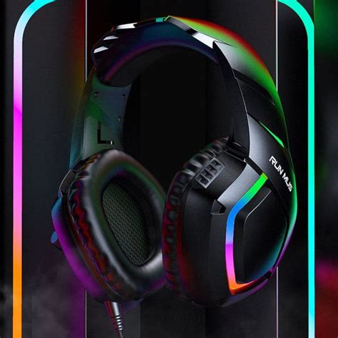 Rgb Wired Gaming Headphones 35mm Plug Gamer Headset With 71 Surround