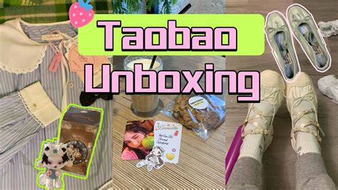 Taobao Unboxing Aesthetic Haul YouTube