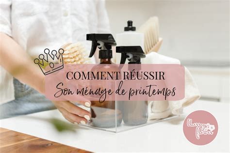 Comment réussir son ménage de printemps Cherry Flower