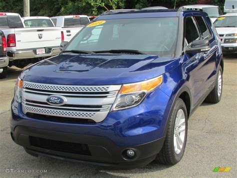 2014 Deep Impact Blue Ford Explorer XLT 114815948 GTCarLot Car