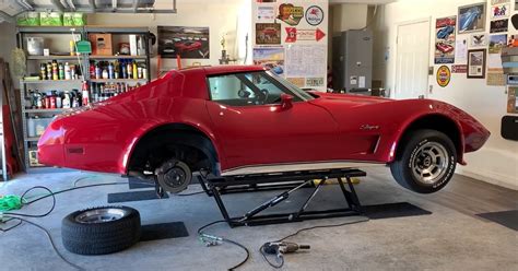 1976 Corvette Stingray Restore Repair Detail C3 Corvette Rear Wheel