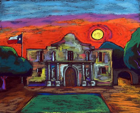 Remembering The Alamo Painting By David Hinds