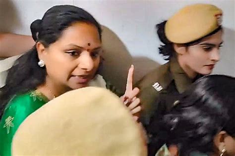 Delhi Excise Policy Case Delhi Court Sends Brs Leader K Kavitha To Judicial Custody Till April