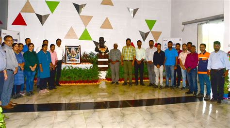 Tata Steel Kalinganagar Celebrates Th Birth Anniversary Of Bharat