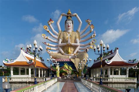 Wat Plai Laem Beeindruckende Tempelanlage Auf Koh Samui