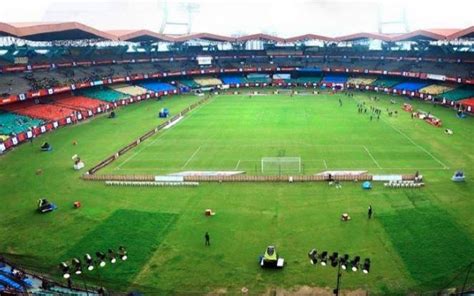 Guwahati Cm Sarma Inspects Nehru Stadium Renovations