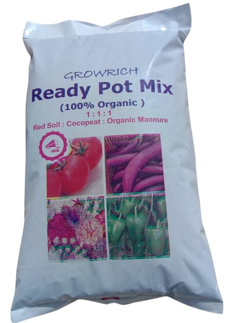 Organic Ready Pot Mix At Rs Bag Farm Yard Manure In