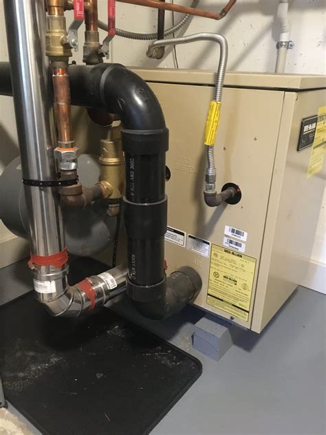 Vent pipe condensate radiant boiler — Heating Help: The Wall