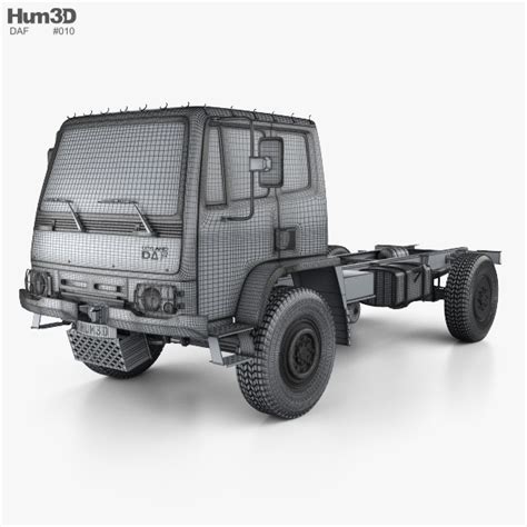 Daf Leyland T244 Chassis Truck 2022 3d Model Military On Hum3d
