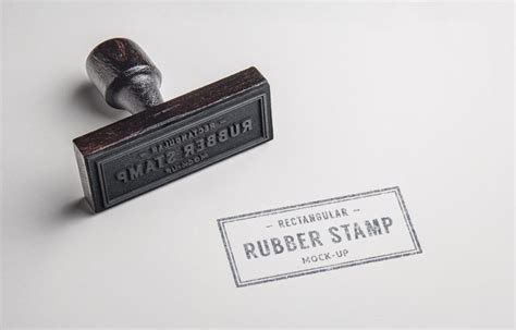 Rubber Stamp Mockup Free PSD | Download Mockup