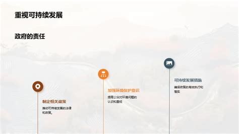 可持续发展的重要性 Ppt模板下载