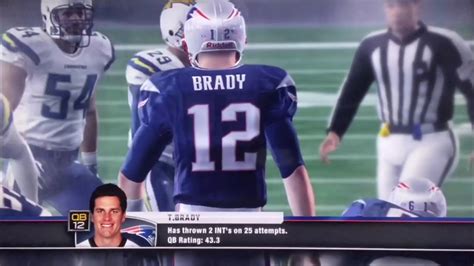 Madden 10 2011 Chargers Playoff Simulation Youtube