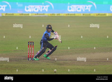 Beximco Dhaka Cricket Player Mushfiqur Rahim In Action During The