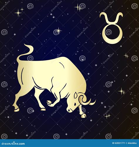 Zodiac Taurus Is The Starry Sky Stock Illustration Illustration Of