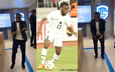 Black Stars Winger Joseph Paintsil Displays Dance Moves To Kuami Eugene