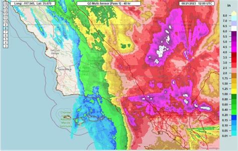 How wet was it? Tropical Storm Hilary had some amazing rainfall totals ...