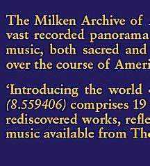 Milken Archive Of American Jewish Music