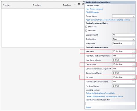 Getting Started WinForms ToolbarForm Telerik UI For WinForms