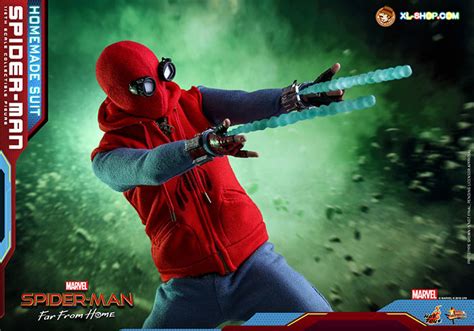 Hot Toys Mms Spider Man Far From Home Th Scale Spider Man Homemade Suit Version
