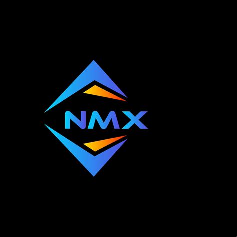 nmx abstract technology logo design  black background nmx creative