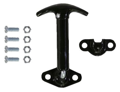 Buyers Black Enamel Spring Loaded Hood Latch