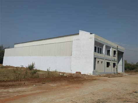 Panel Build Mild Steel Prefabricated Factory Shed For Industrial At Rs