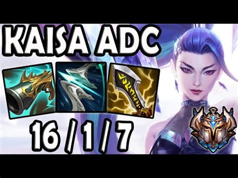 Kaisa Vs Draven PENTA KILL ADC Korea Challenger Patch 11 12