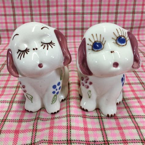 Vintage 1940s Block Pottery California Ceramic Dog Puppies Etsy