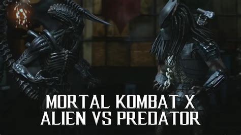 Mortal Kombat X Alien Vs Predator Gameplay Youtube