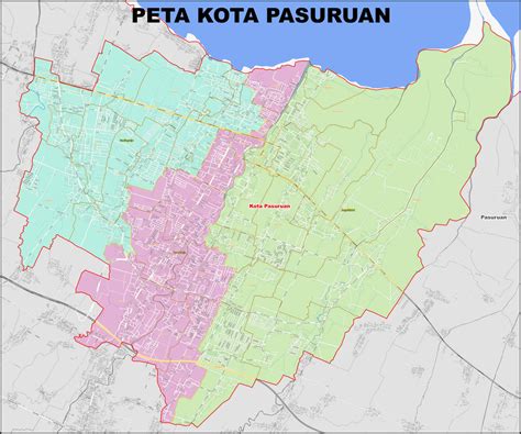 Galeri Foto Peta Pasuruan
