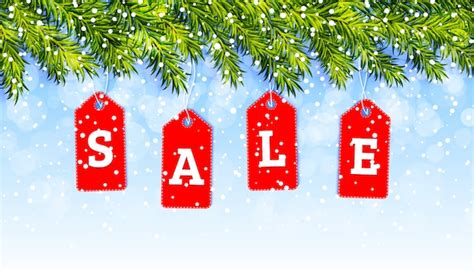 Premium Vector Christmas Sale Banner